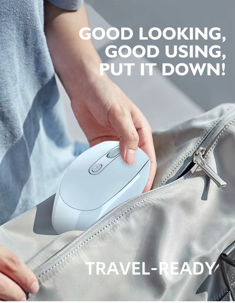 Ferðavæn ofurþunn tvíháttar hleðslumús - Image 3